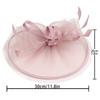 Vintage Feather Fascinators Hats Mesh Decorative Headband Tea Party Hats Hair Clip