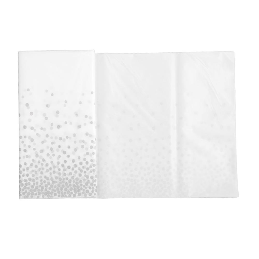 3pcs Waterproof Plastic Table Cover Oil Proof Rectangular Tablecloth For Parties