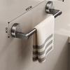 Removable Suction Cup Towel Rack Strong Adsorption Bath Towel Holder Toilet Towel Rod  Bathroom