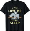 Cute Animal Gift Idea Sleeping Koala Gift Unisex T-Shirt