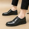 Fashion Luxury Brand Lace-up Oxford Shoes Men Casual Dress Shoes Brogue Mens Shoes Men Fashion Luxury Business Footwear Large Size 38-48