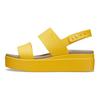 Crocs Brooklyn platform sandals women's yellow