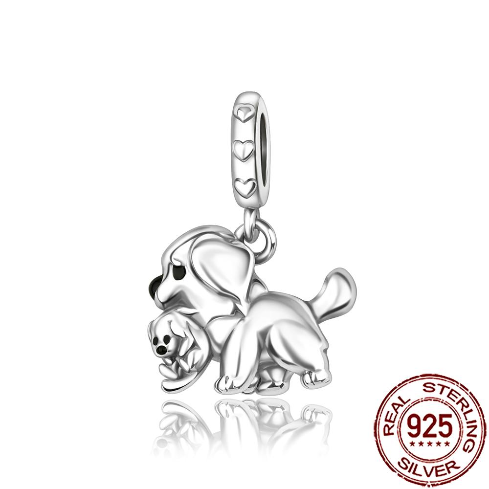 New Charms Copper Seahorse Fish Dog Cat Charm Beads Fit Snake Chain Bracelet Necklace Women Diy Jewelry