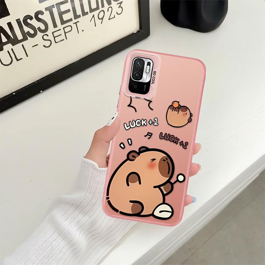 Cute Capibala Soft Shell Phone Case for Xiaomi Poco C50 X3 Pro X3 NFC C61 C51
