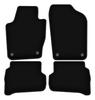 BASIC Black Velour Floor Mats For: Volkswagen Polo V Hatchback (2009-2017)