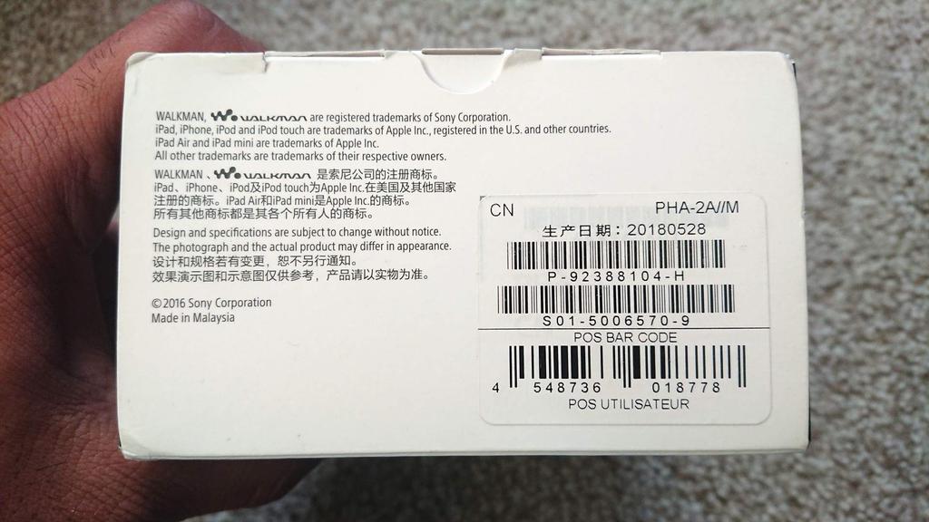 Sony Tragbarer Kopfhörerverstärker, hochauflösender USB-Ausgang, kompatibles Audio/symmetrisch, PHA-2A