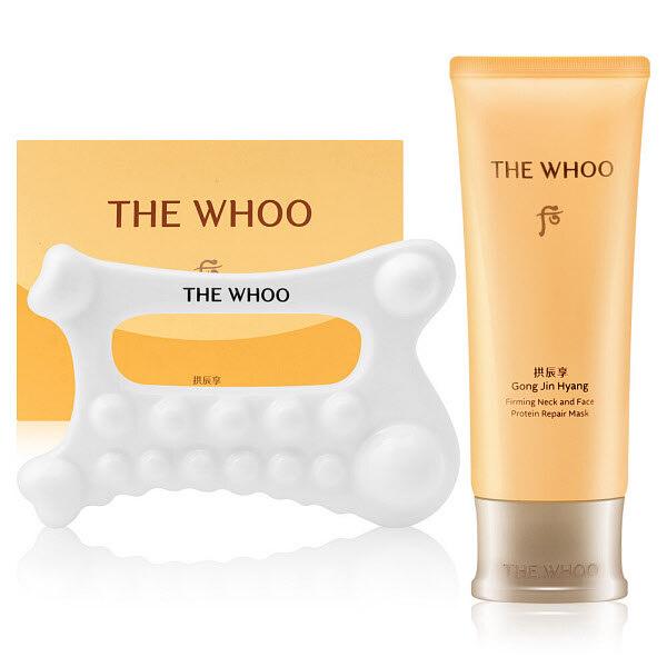 [THE WHOO] Gongjinhyang Protein Repair Elasticity Cream Ceramic Gua Sha Set (P003630064)