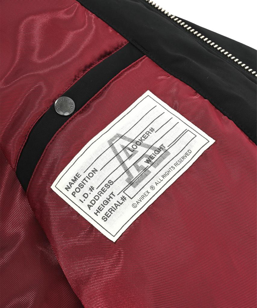 Avirex Varsity Woven Jacket / 6122154 Black