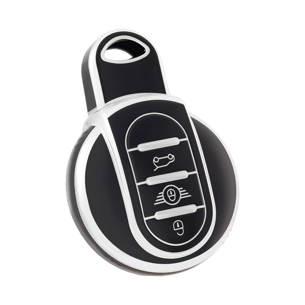 [OFF WE GO] Key Shell TPU Car Key Cover Key Case Compatible New BMW