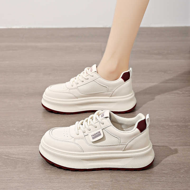Plateforme PU Leather Golf Ladies Running Women's Shoes 35 Sneakers With Design Sport New Collection On Sale Promo