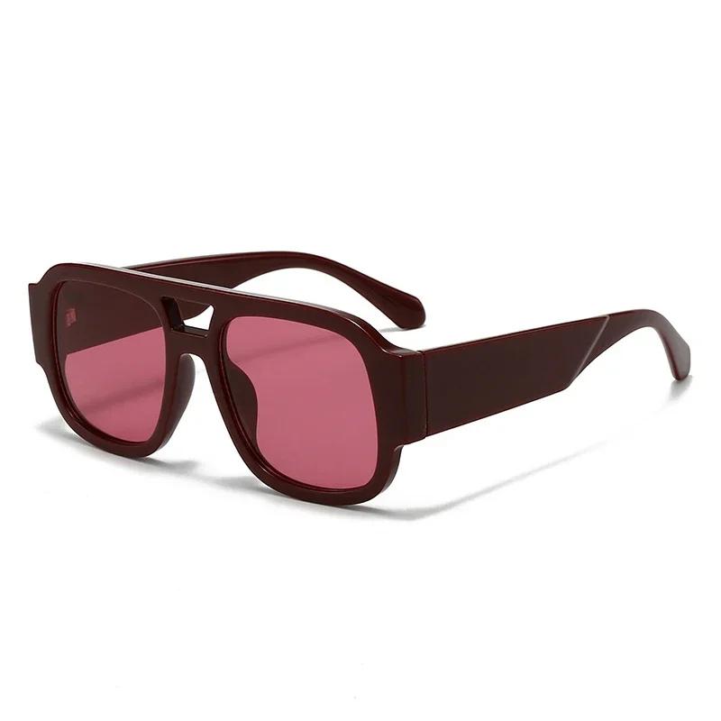 Classic Square Fashion Sunglasses Women Men Casual Vintage Stylish Square Shaped Glasses Female Male Other