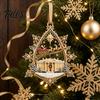 Eye Catching Christmas Party Favors 250th Anniversary USA White House Tree Ornament, 2D Acrylic 1776-2026 Commemorative Holiday Decorations Keepsake,
