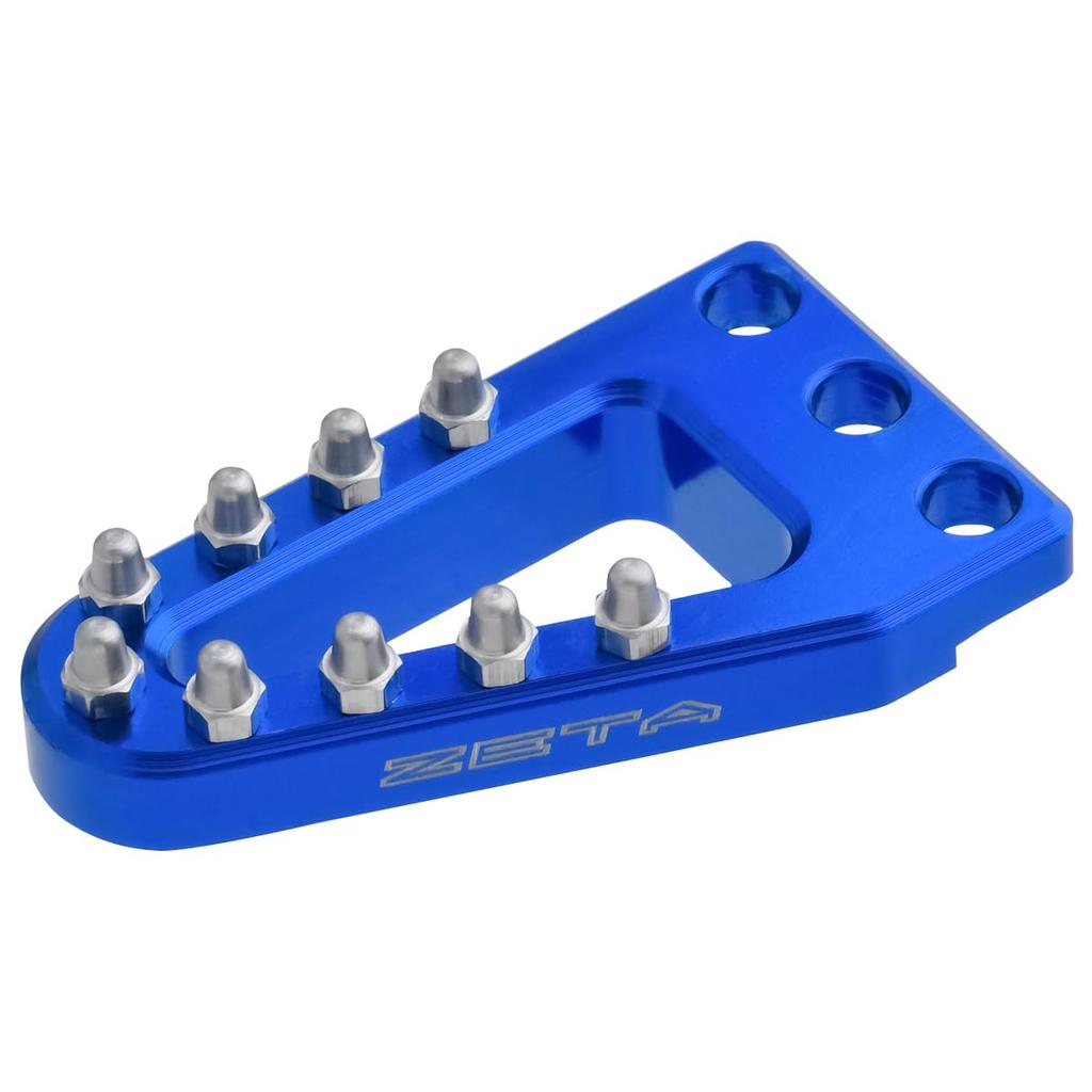 ZETA RACING Forged Brake Pedal Option Tip Blue Wide G7586