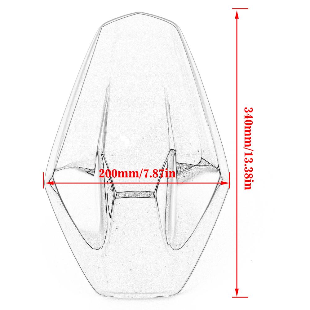 Motorcycle Rear Seat Cover For KAWASAKI Z H2 ZH2 SE 2021 2022 2023 2024 Passenger Pillion Solo Cowl Hard Tail Section Fairing