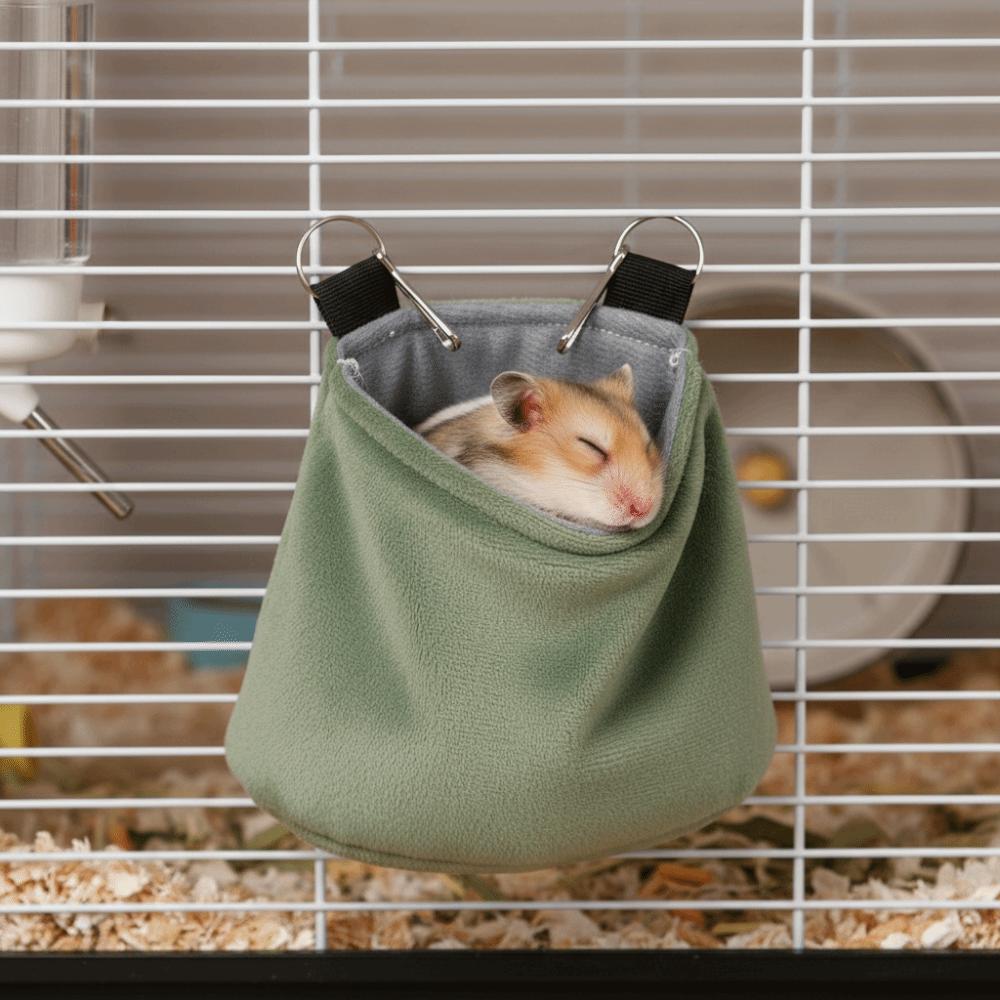 Super Thick Hamster Cage Bed Warm Pet Sleep Nest Pet Bed Hamster Hammock  Small Pet