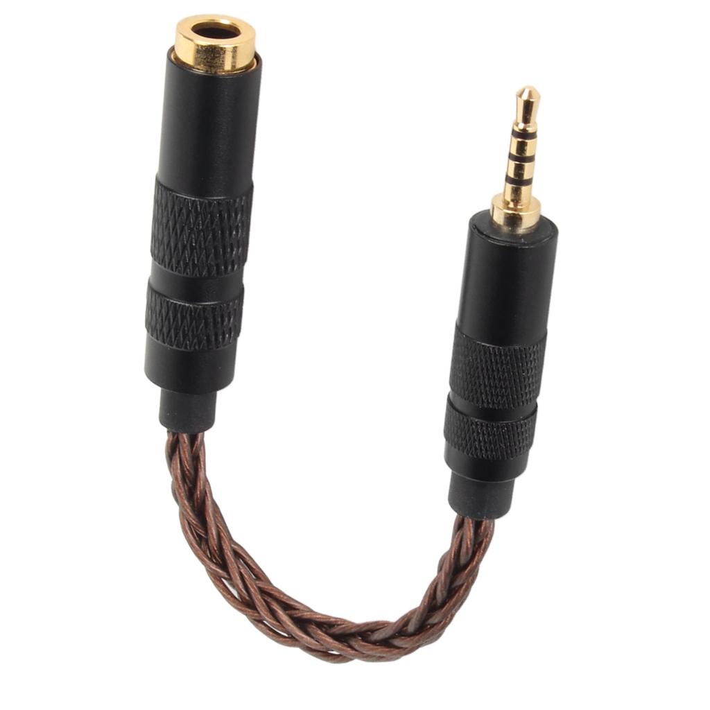 4.4mm To 2.5mm Sound Cable Professional Female To Male Headphone Adapter Cable for Sound Players with 2.5mm Balanced Ports