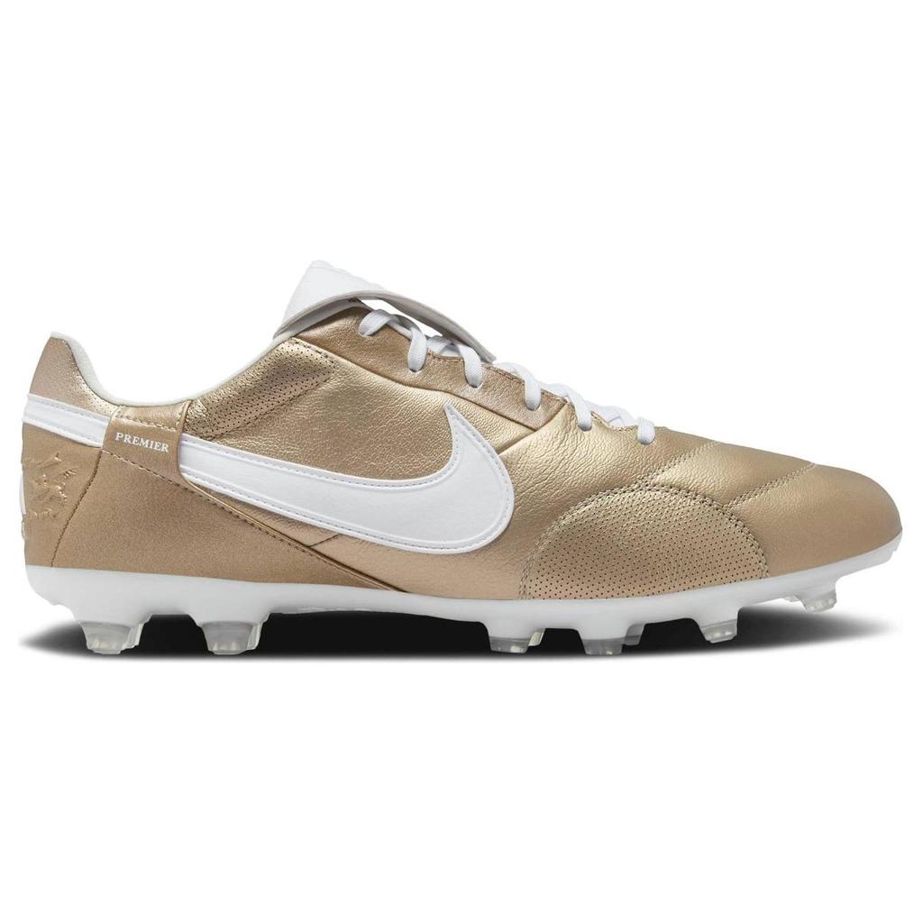Nike Premier 3 FG Metallisk Gullkorn Herre Sneakers Hvit AT5889-200