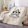 Koc z nadrukiem z motywem Assassin's Creed - Idealny na kanapę, łóżko, podróże i do użytku na zewnątrz | Można prać w pralce, przytulny i trwały.