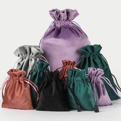 1PC Kordelzug Samt Beutel Beutel Geschenk Tasche Für Schmuck Hochzeit Dinge Party Perle Container Lagerung Tasche