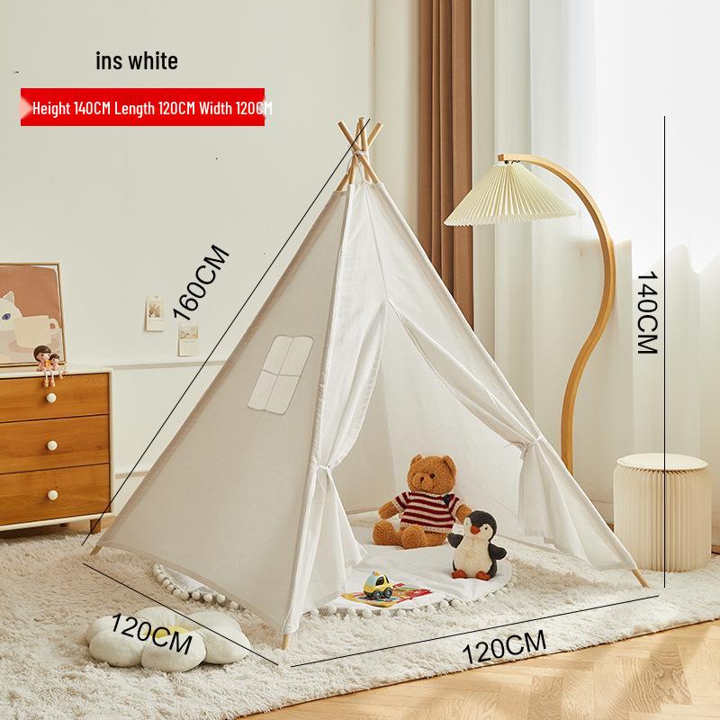 Children's Indoor Tent: Princess & Indian Playhouse for Kids