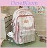 Water Ink Calligraphy Chinese Style Student Backpack With Loadreducing Design For Middle School Students