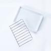 Drainable Stainless Steel Soap Rack Household Steel Soap Holder Creative Soap Dish Container Portable Soap Dishes Box