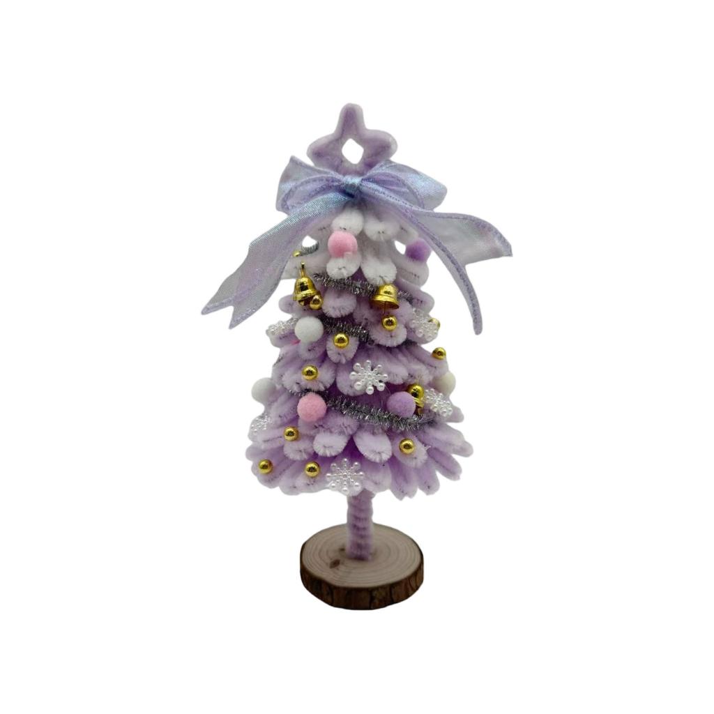 Christmas Tree Finished Product Christmas Stick Handmade DIY Finished Desktop Christmas Tree Decoration