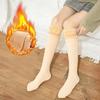 2 Pairs Women Winter Warm Thicken Thermal Socks Soft Casual Solid Color Sock Wool Cashmere Home Snow Boots Floor Sock Stockings