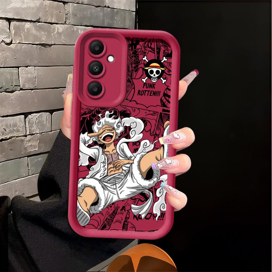 Phone Cover Case for Samsung Galaxy A12 A07 A50 A06 A05 A20 A13 A30 A16 A04 A17 A15 A11 A14 Anime Luffys Ones Pieces