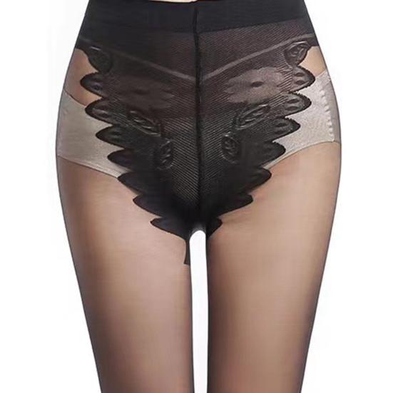 

Модные сексуальные колготки с высокой эластичной красивой талией для ног чёрный