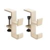 1/2Pcs Fireplace Stocking Holder Metal Christmas Wreath Hanging Rack Strong Load-bearing Adjustable Design Garland Hook Mantel Hanger