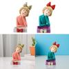 Girl Resin Statue Figurine,Decorative Bowl Holder Organizer Serving Tray Storage Box for Cabinet Countertop Sundries Entrance