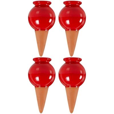 4pcs Plant Watering Stakes Indoor Outdoor Water Spikes for Plant Terracottas Automatic Drip Irrigation for Houseplants