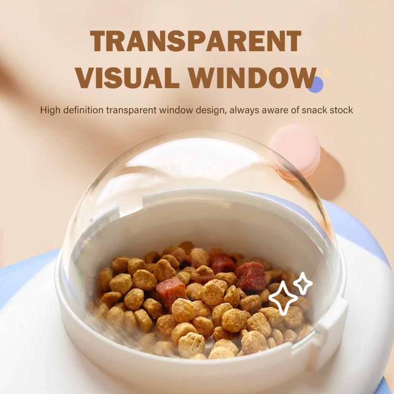 Interaktivní hračka pro psy a kočky Automatický dávkovač pamlsků a krmiva pro domácí mazlíčky Design kreslené kachny Zpomalovač krmiva Dávkovač pamlsků pro domácí mazlíčky pro výcvik psů