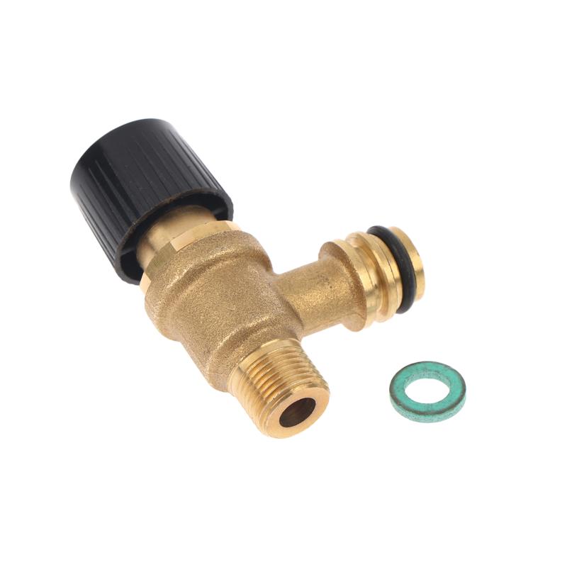 

Gas Boiler Water Inlet Refill Valve Kit Round With Knob For Home Hot Water Heating System Accessories