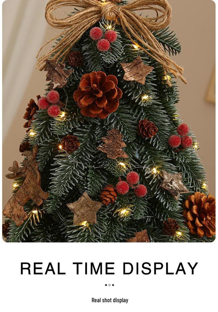 Christmas Festival Mini Desktop DIY Ornament - Small Tree Decoration