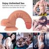 Female Liquid Silicone Soft Simulation Dildo Wearable Pants Suction Cup Manual Dildo Masturbation Device for Men and Women