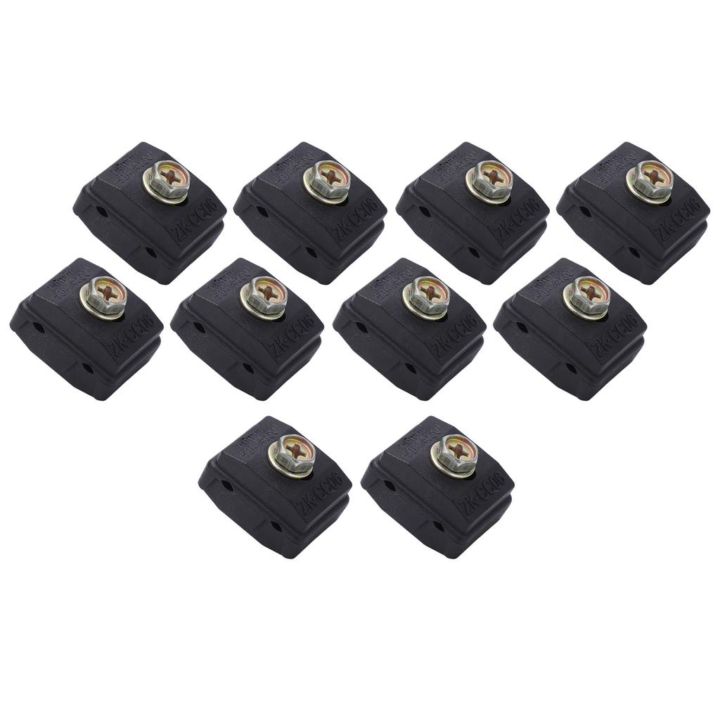 10pcs Wire Splitter Connector Break Free 50A 400V 1‑6mm² High Power Fast Insulation Piercing Clamp for Wiring