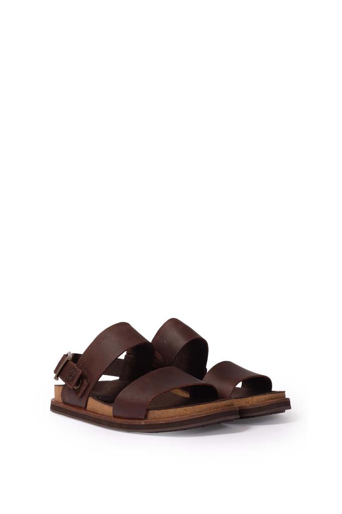 Timberland Amalfi Vibes 2 Band Sandals Eco-friendly Leather Brown