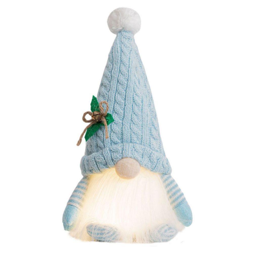 

Светящаяся безликая кукла в вязаной шапке, украшение для рождественского фестиваля 1pcs