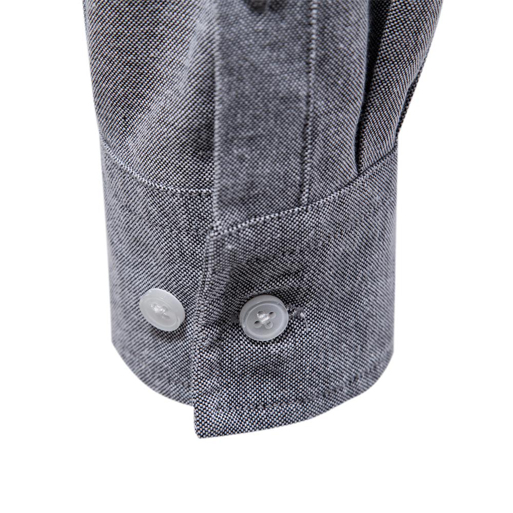 AIOPESON 2024 New Spring Cotton Men's Oxford Shirt Long Sleeve Button Down Social Business Casual Shirts for Men