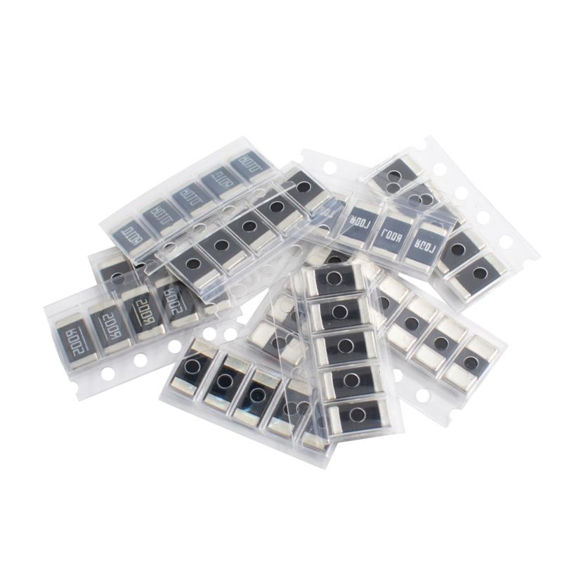 LIZAO 2512 SMD Alloy Current Sensing Resistor Kit 50pcs 10 Values R001 to R100 Assorted Kit