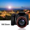 Digital Camera 16X F-ocus Zoom Design Resolution 1280*720 Supported S D Card 4 * AA Batter-y