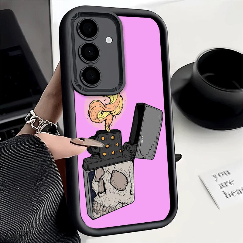 Phone Case for Samsung Galaxy S26 S25 Ultra S24 FE Lighter Cool Pattern Shell S23 Plus S22 + S21 S20 5G Soft Silicone Funda