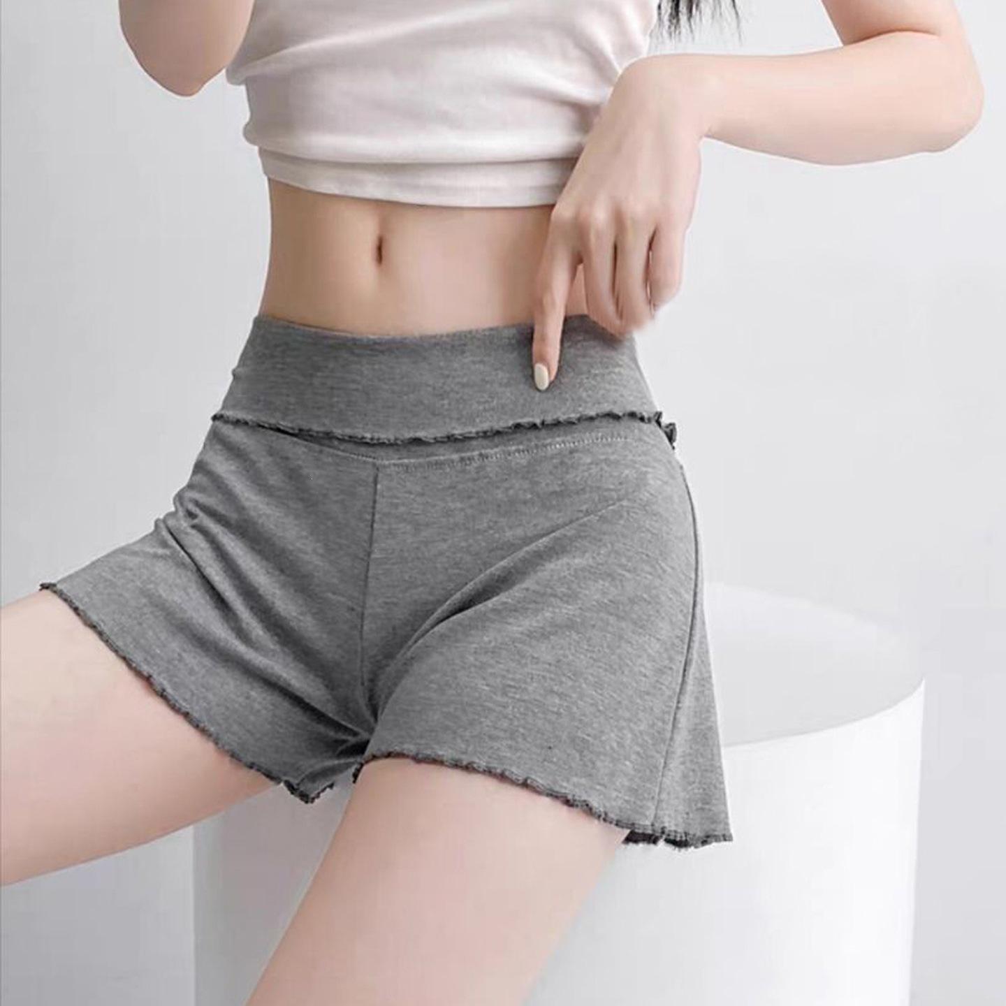 2026 Summer Maternity Modal Stretch Anti-Exposure Cooling Pants 2XL серый