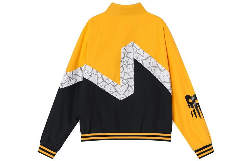 New Balance Jackets Men's Yellow Stand Collar Moderate Other NCNA94N213-MY