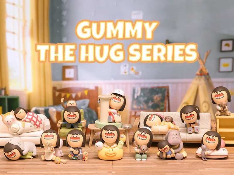 POP MART Gummy Hug Series PVC & ABS Sběratelské figurky Krabička 12 kusů