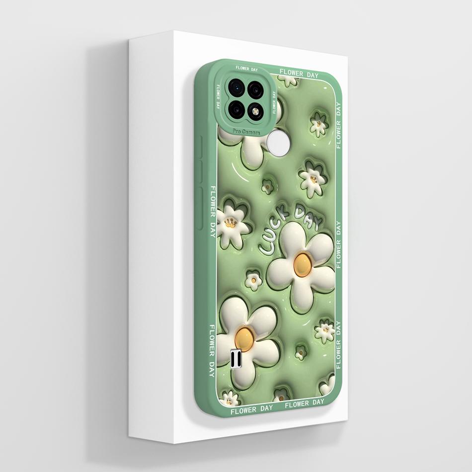 For Realme C21 C21Y C25 C25Y C25S Case Soft Liquid Silicone Phone Housing For Realme C 21 C 25 Anti Drop Artistic Back Covers