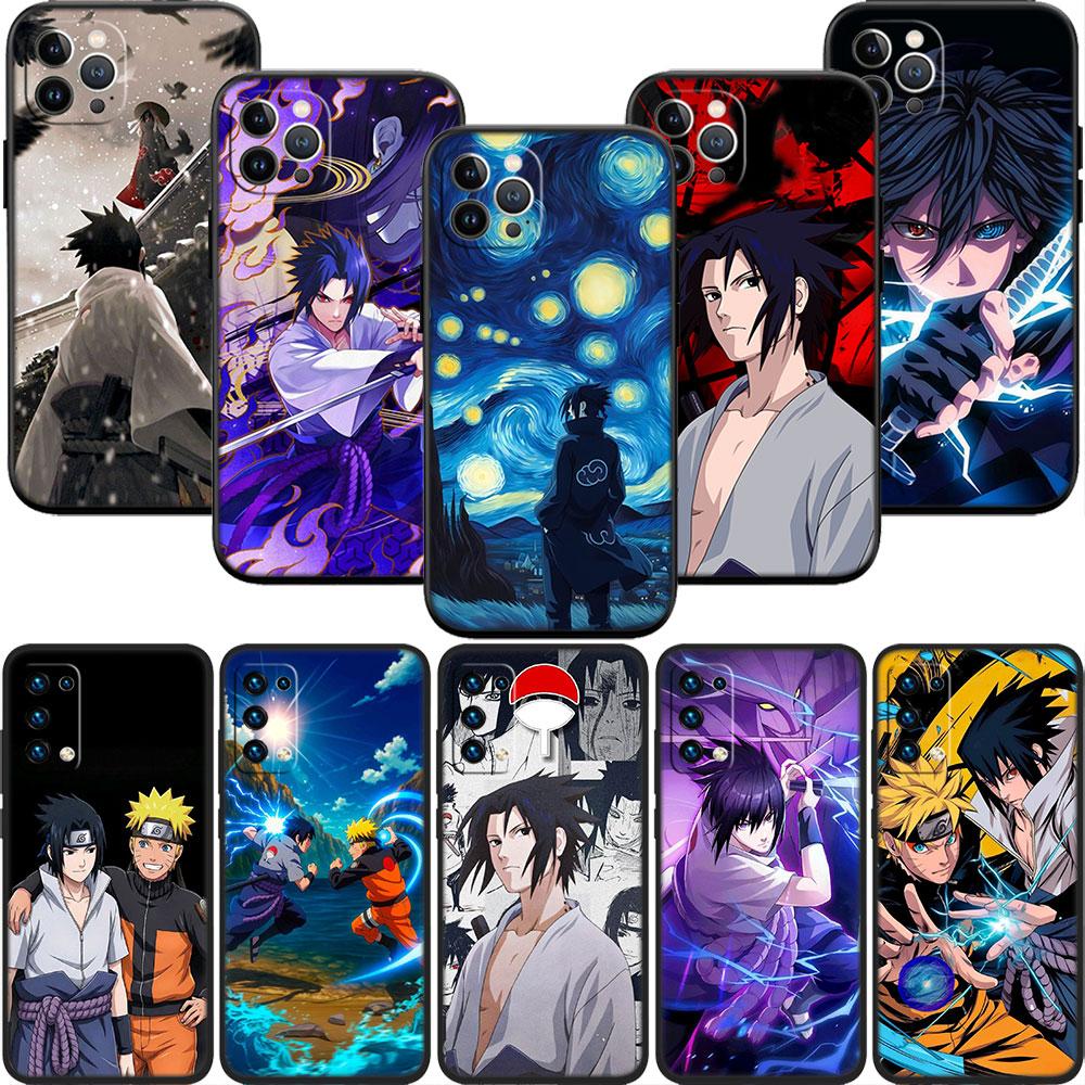 LO76 Naruto Uchiha Sasuke Soft Shell Phone Case for iPhone SE X XS XR 11 16E 17 Pro Max Air 8 7 6 6s Plus