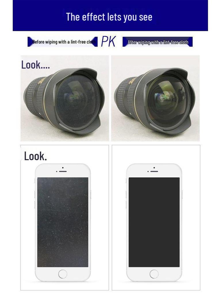 Anti-Static Microfiber Cloth: Dust-Free, Lint-Free, for UV Print Head & LCD Screen Protection